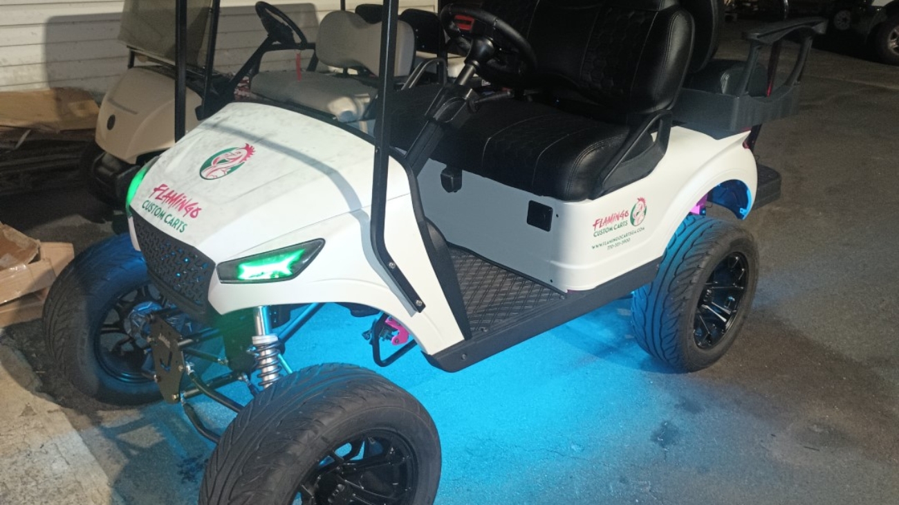 Flamingo Custom Carts LED lights accessories in Atlanta, GA